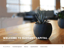 Tablet Screenshot of buoyantcap.com
